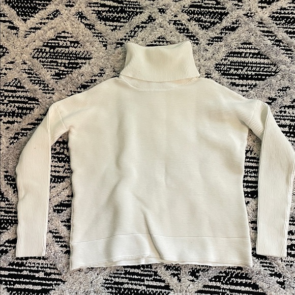 French Connection Cream Turtleneck Sweater - Picture 1 of 4